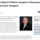 Laguna Beach plastic surgeon shares examples of post-bariatric treatments.